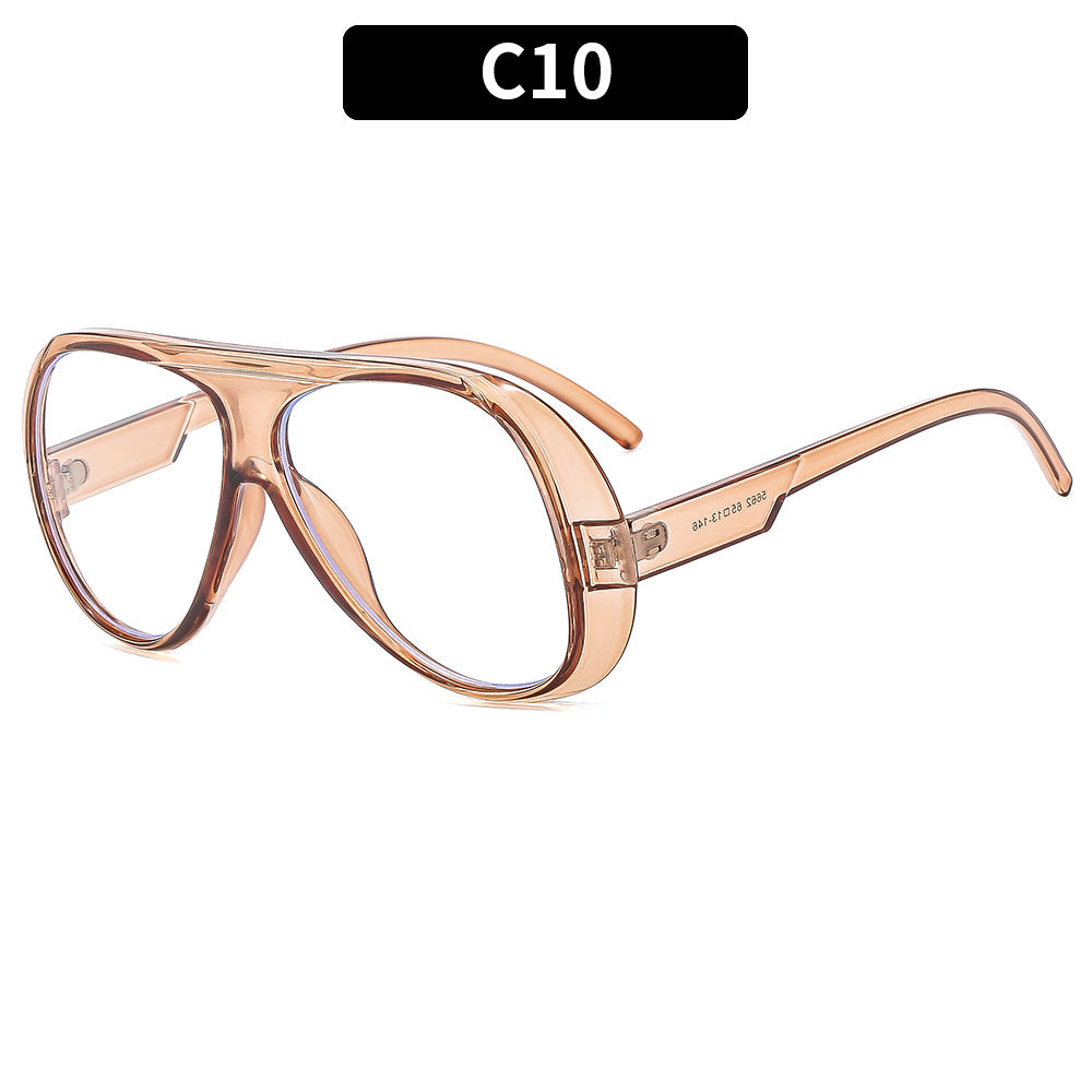 Trendy Large Frame Outdoor Cycling Sunglasses for Men and Women