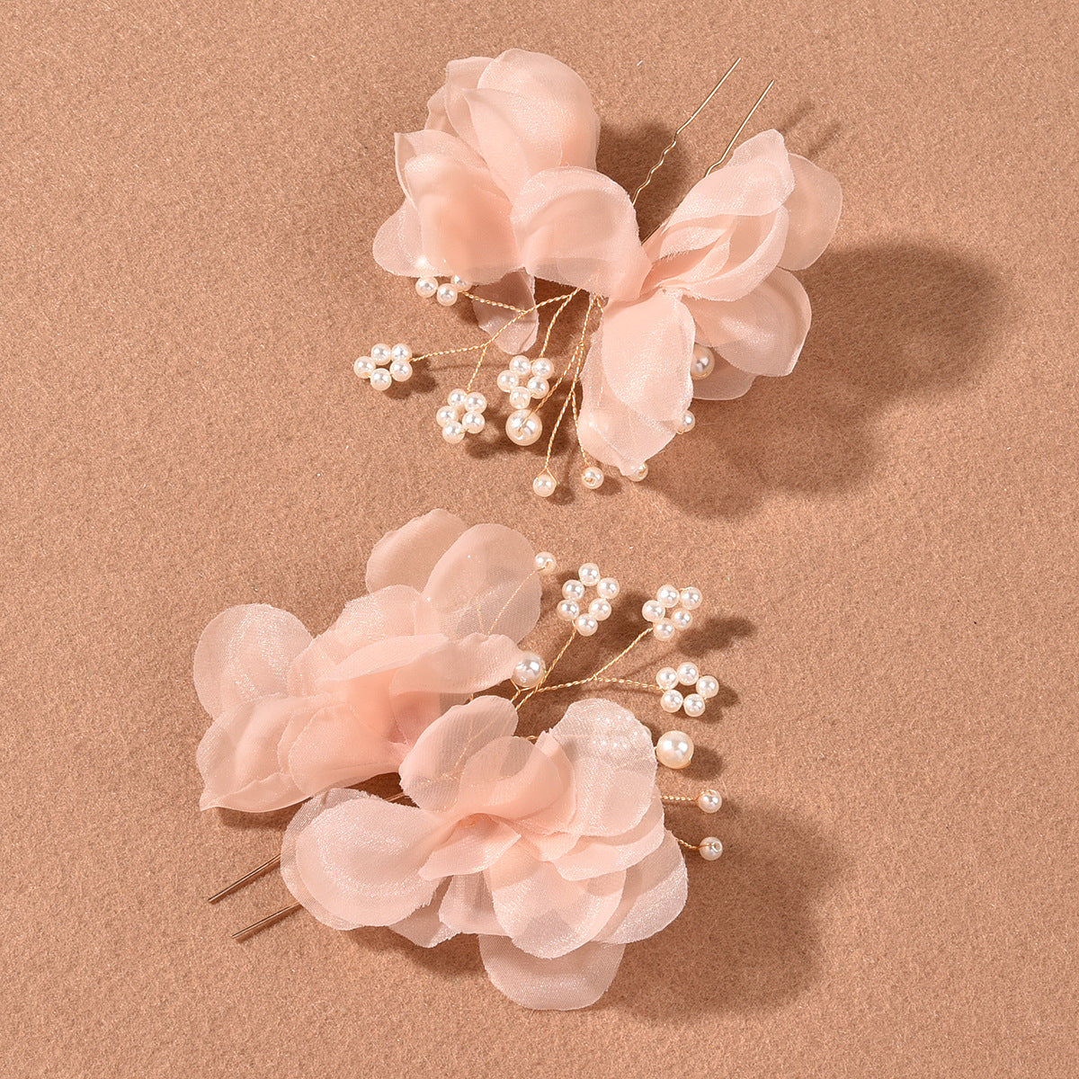 Elegant Pearl U Shaped Hairpin Bridal Hair Accessory