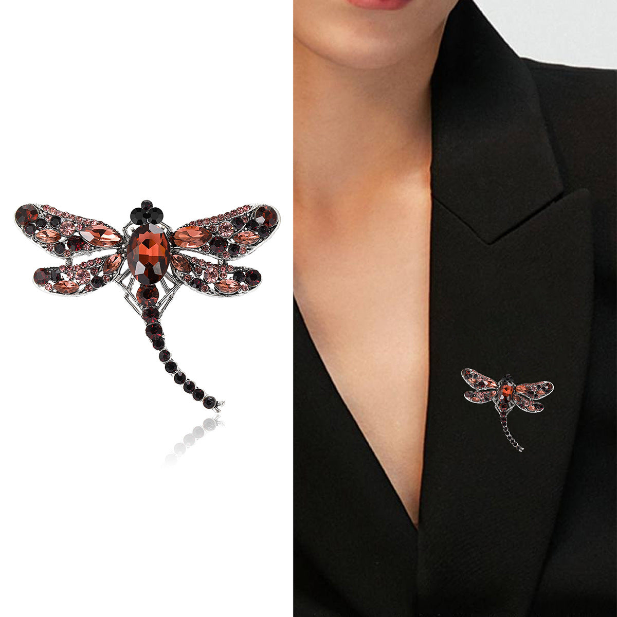 Creative Insect Brooch Trendy Dragonfly Brooch Accessories