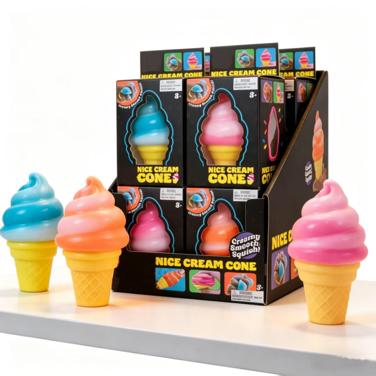 Ice Cream Squishy TPR Slow Rebound Sensory Toy