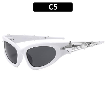 Stylish Outdoor UV400 Protection Sunglasses with Trendy Frames