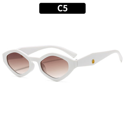 Trendy Polygon Sunglasses for Men and Women - UV400 Eye Protection