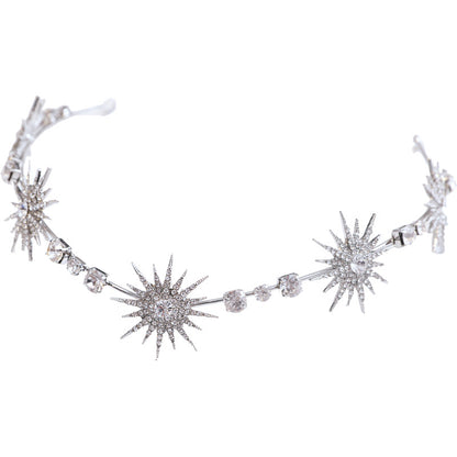 Minimalist Crown Wedding Headband Hair Accessory