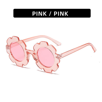 Trendy Kids' Sunglasses Cute Sunflower Design UV400 Protection