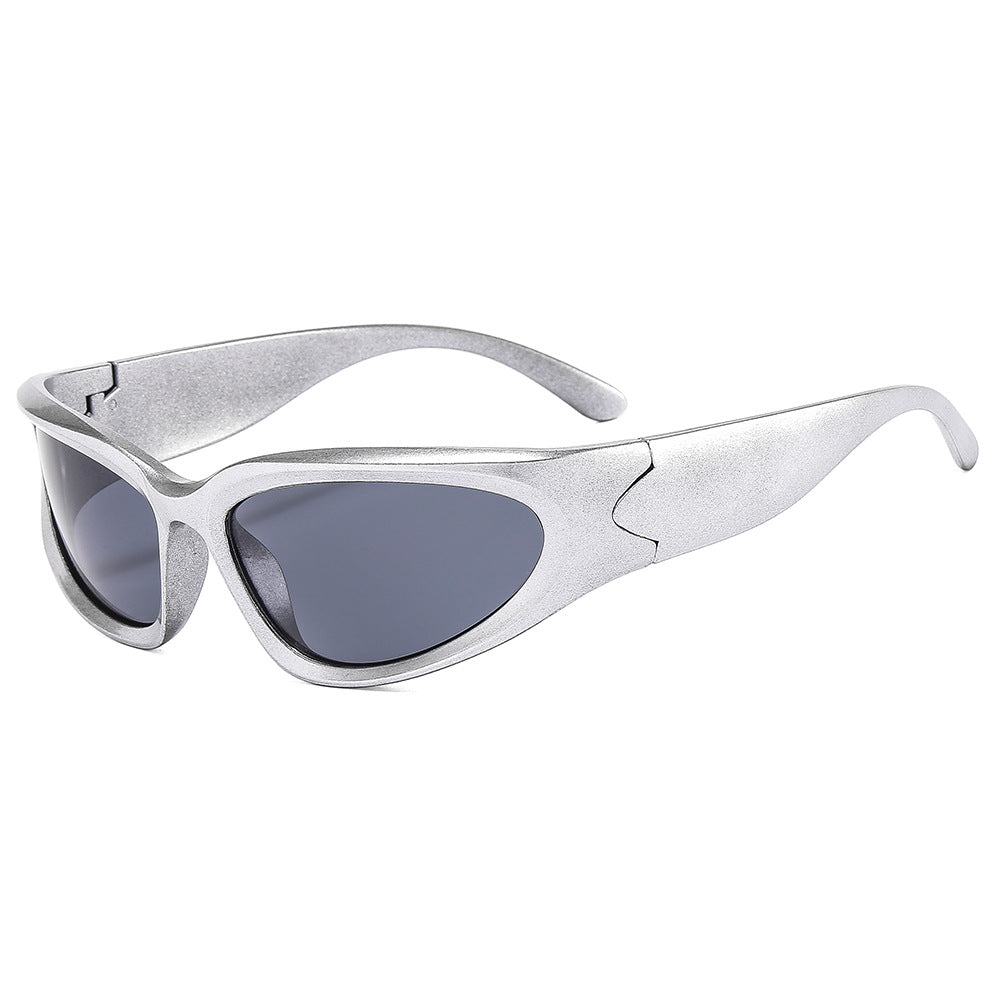 Y2K Style Oval Sunglasses with UV400 Protection