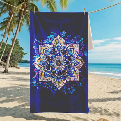 Ultra-Fine Microfiber Beach Towel Quick-Dry Bath Towel
