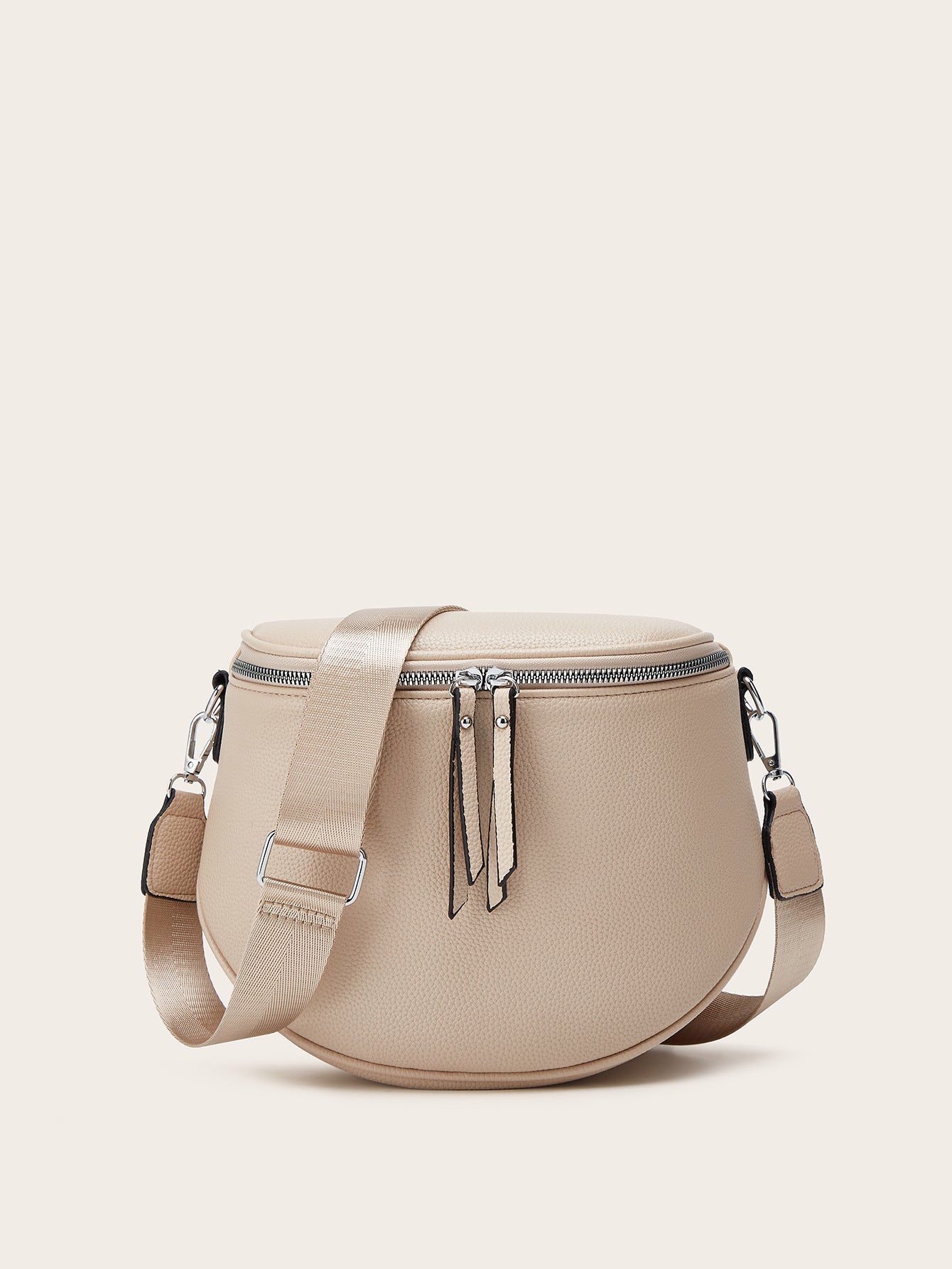 Vintage Style Saddle Bag With Wide Strap