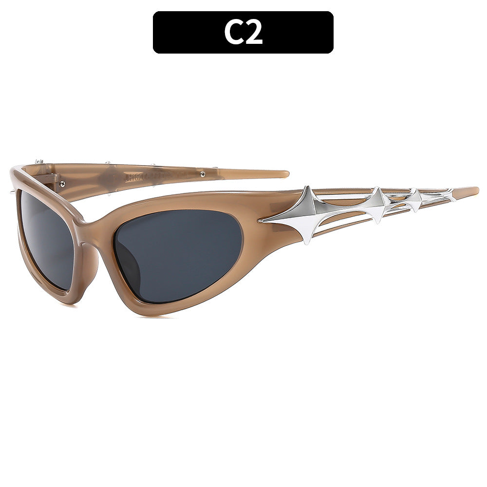 Stylish Outdoor UV400 Protection Sunglasses with Trendy Frames