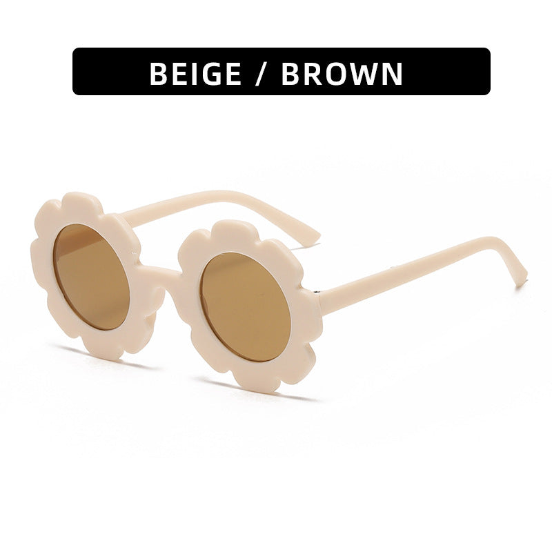 Trendy Kids' Sunglasses Cute Sunflower Design UV400 Protection