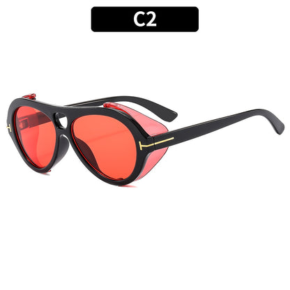 Stylish Multi-Color UV400 Sunglasses Punk Hip-Hop Shades