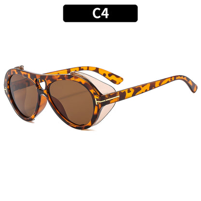 Stylish Multi-Color UV400 Sunglasses Punk Hip-Hop Shades