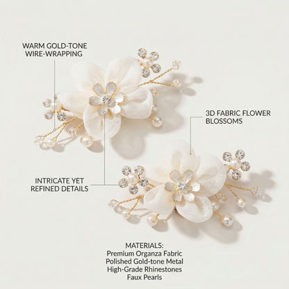 Versatile DIY Shoe Buckles Flower Embellishments For All Footwear