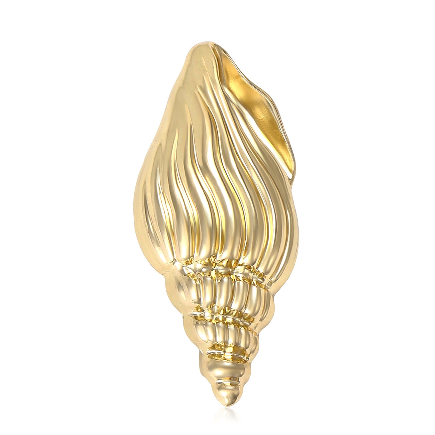 Stylish Sea Shell Brooch Unique High-End Fashion Pin