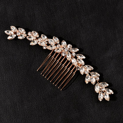 Rhinestone Updo Hair Bun Maker Elegant Wedding Hair Accessory