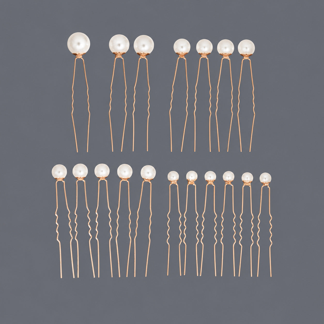 Handcrafted Pearl Hairpins With Rhinestones For Weddings