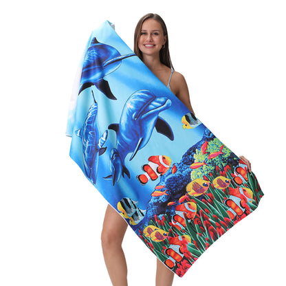 Microfiber Printed Beach Towel Bath Towel