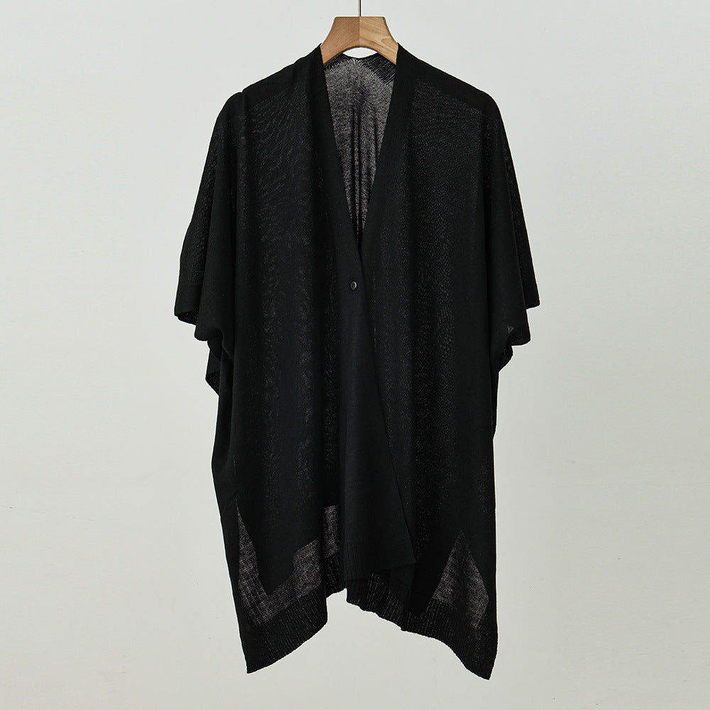 Lightweight Knit Open-Front Cardigan for Women