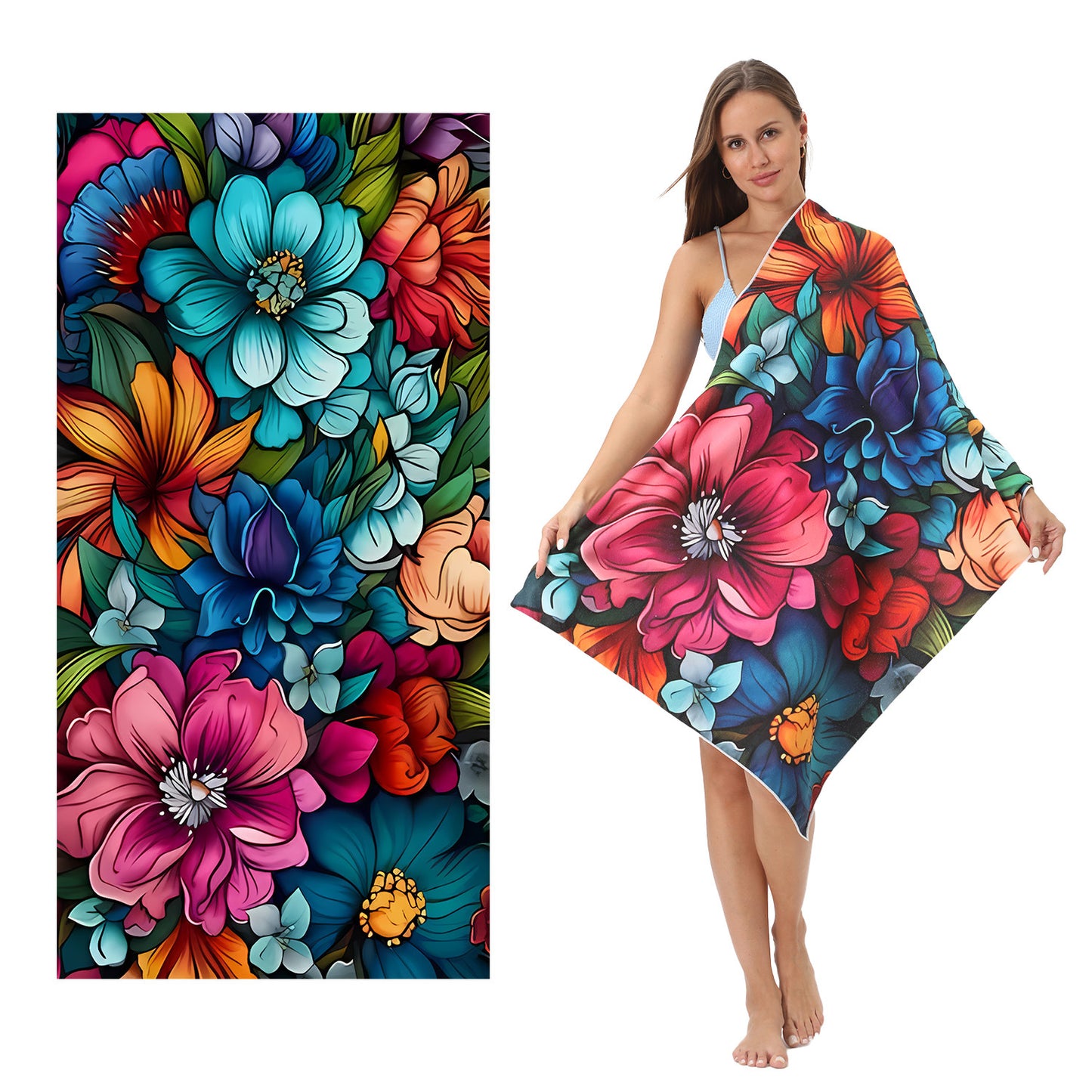 Ultra-Fine Microfiber Beach Towel