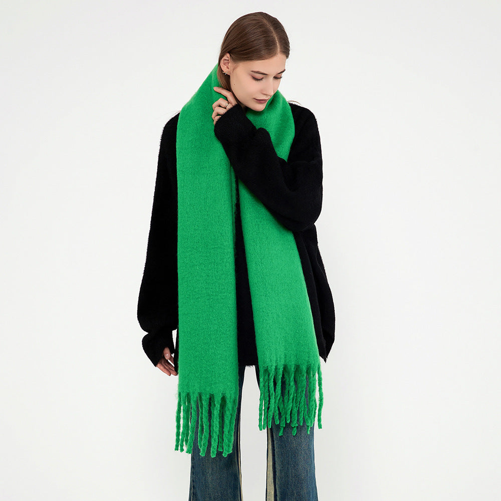 28 Colors Cozy Soft Cashmere Feel Scarf for Women