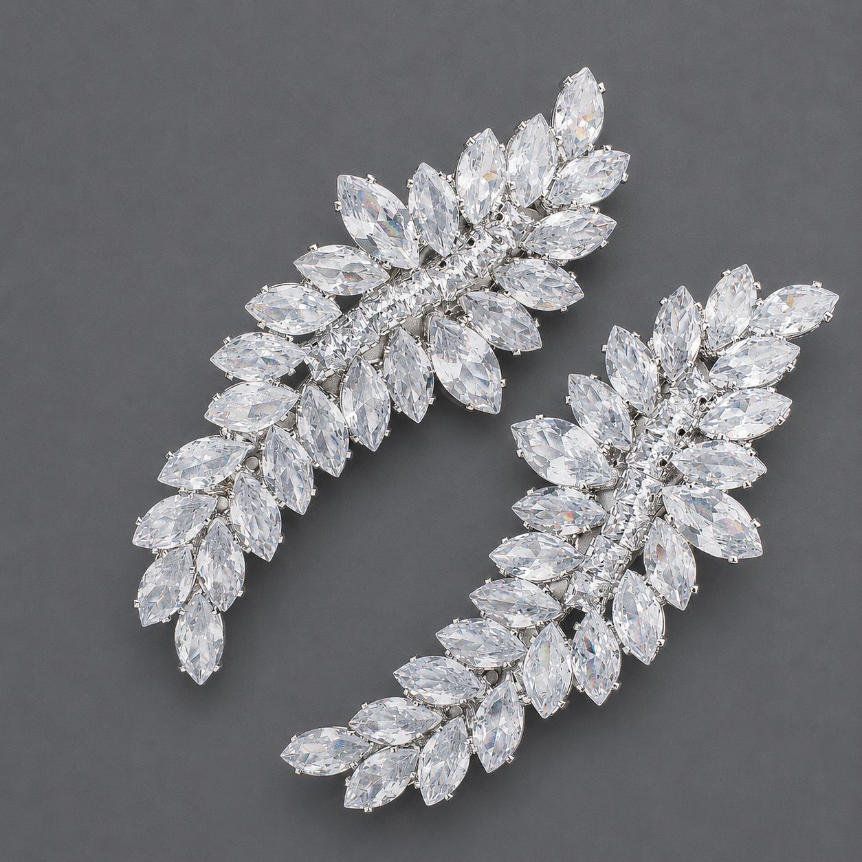 Elegant Zirconia Hair Clips for Everyday Style