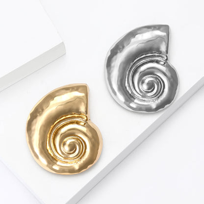 Trendy Snail Shell Brooch Alloy Decorative Pin for Women