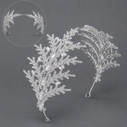 Luxury Rhinestone Bridal Headband for Wedding and Party