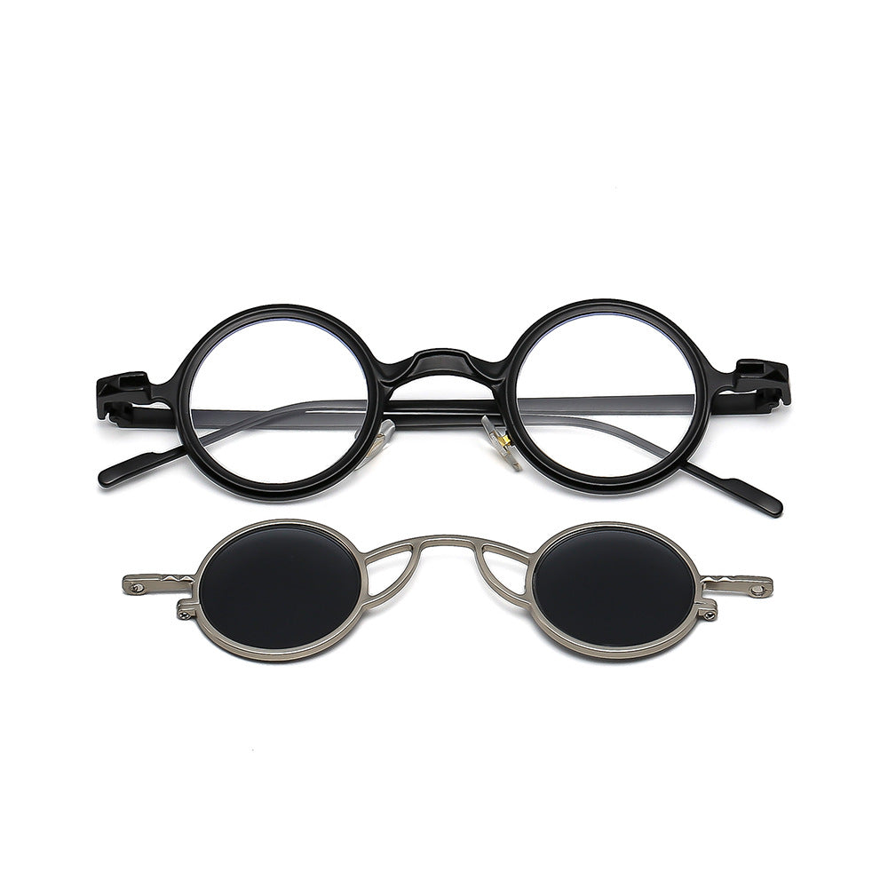 Retro Round Metal Sunglasses Stylish UV400 Protection