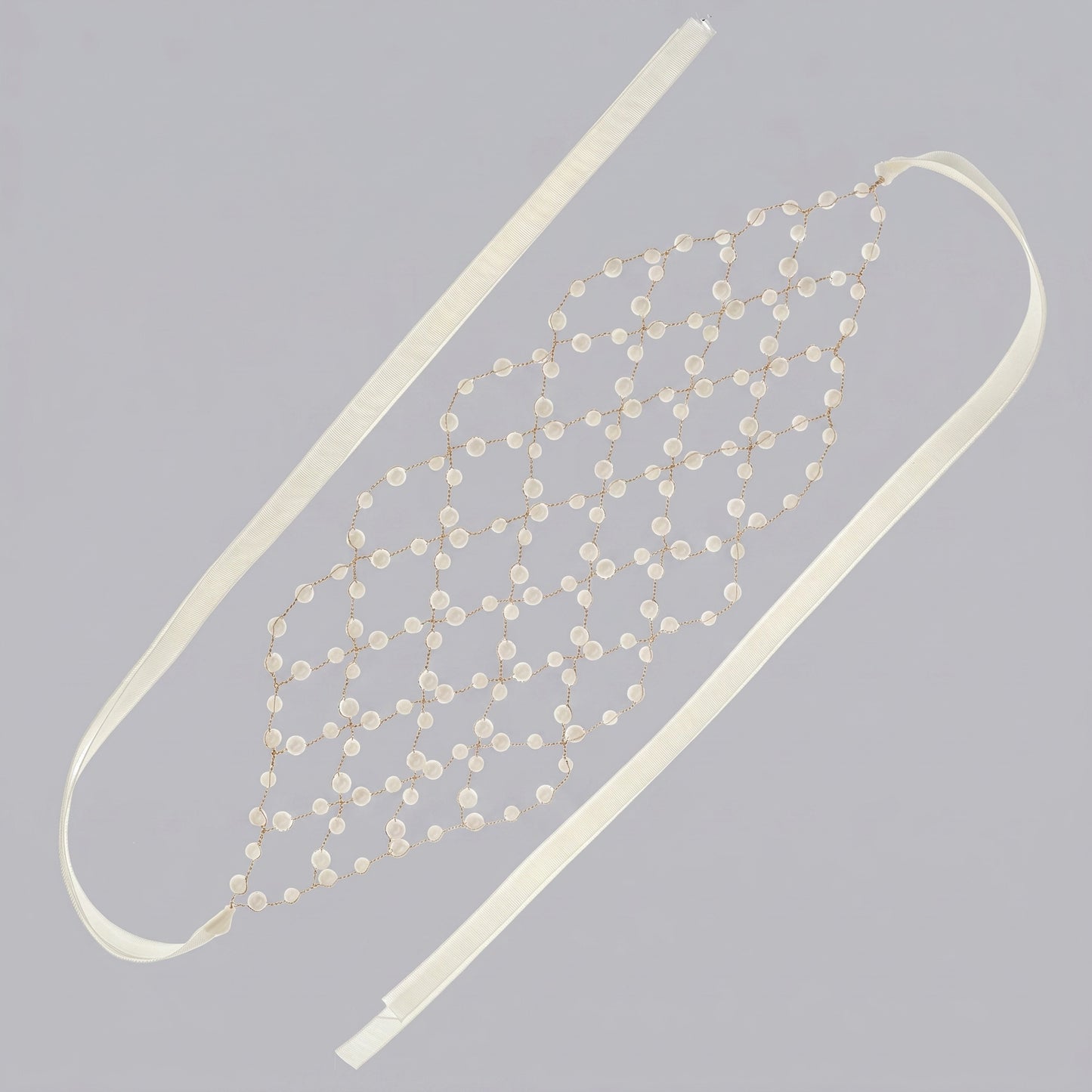 Exquisite Pearl and Crystal Flower Headpiece for Bridal Photoshoots