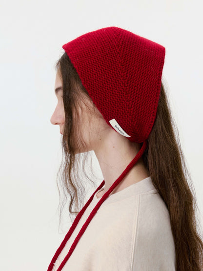 Trendy Solid Color Knit Balaclava Hat with Ear Protection