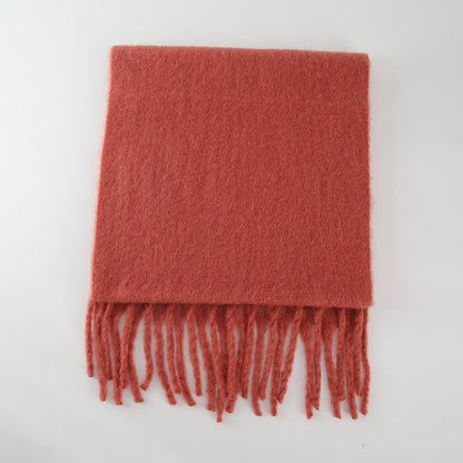 Soft Cashmere Feel Scarf for Women - Warm and Cozy Solid Color Shawl