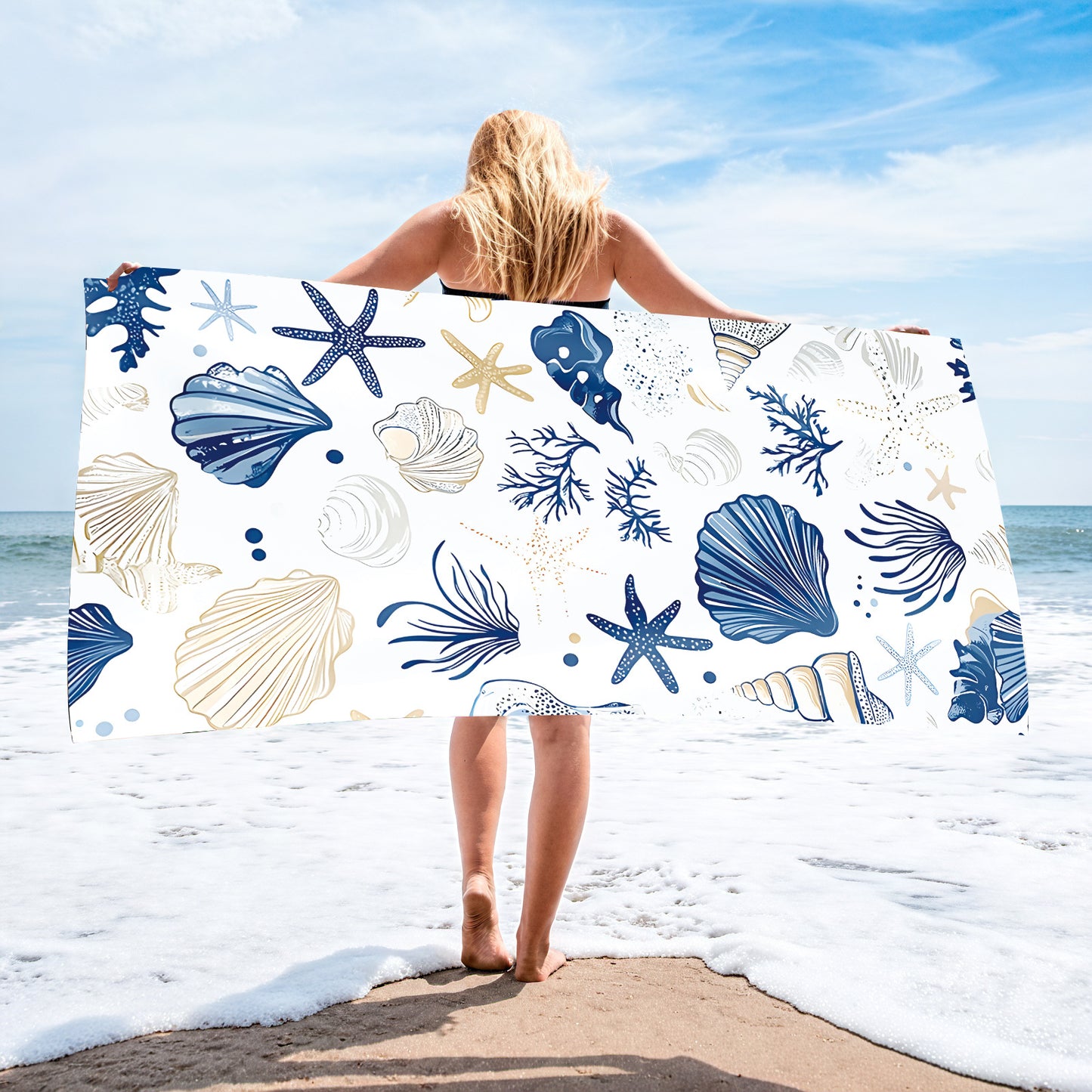 Custom Printed Beach Towel Microfiber Quick-Dry Towel