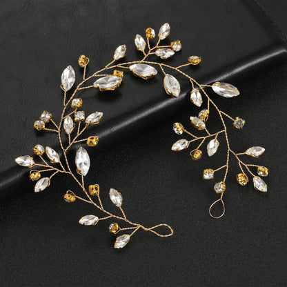 Rhinestone Headband Handmade Bridal Wedding Hair Accessories