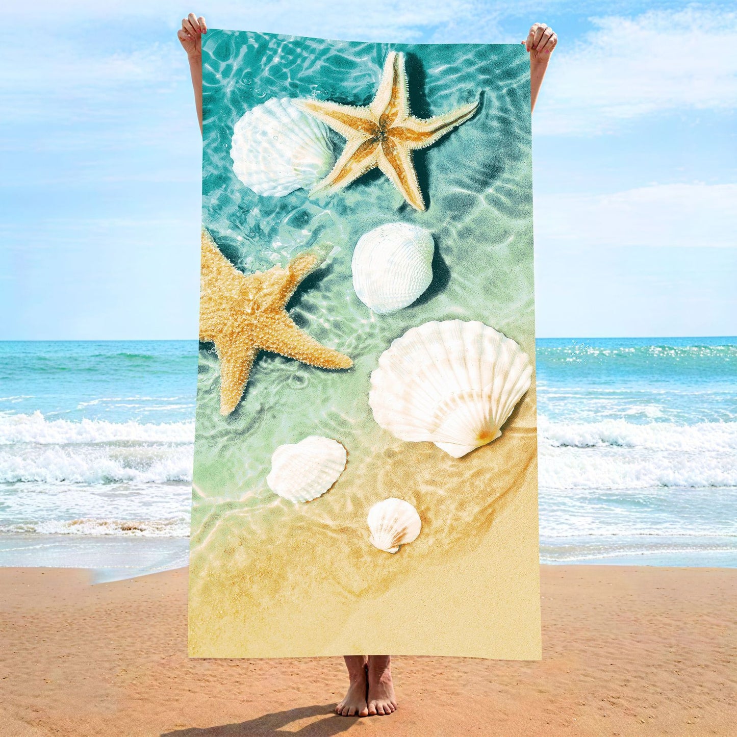 Customized Microfiber Beach Towel with Digital Print