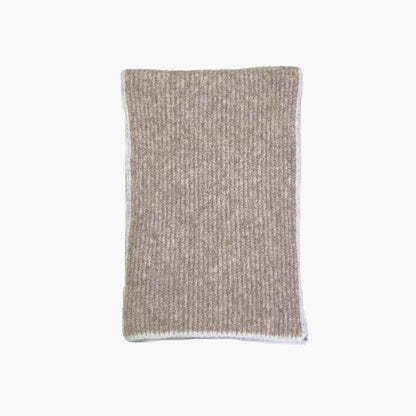 Premium Knitted Edge Scarf in Macaron Colors for All Seasons