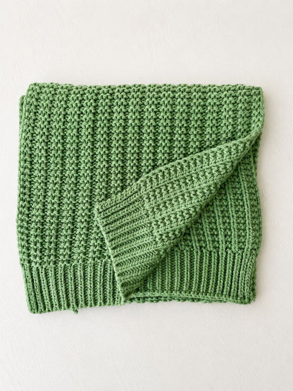 Solid Color Chunky Knit Scarf Stylish and Warm Neck Wrap
