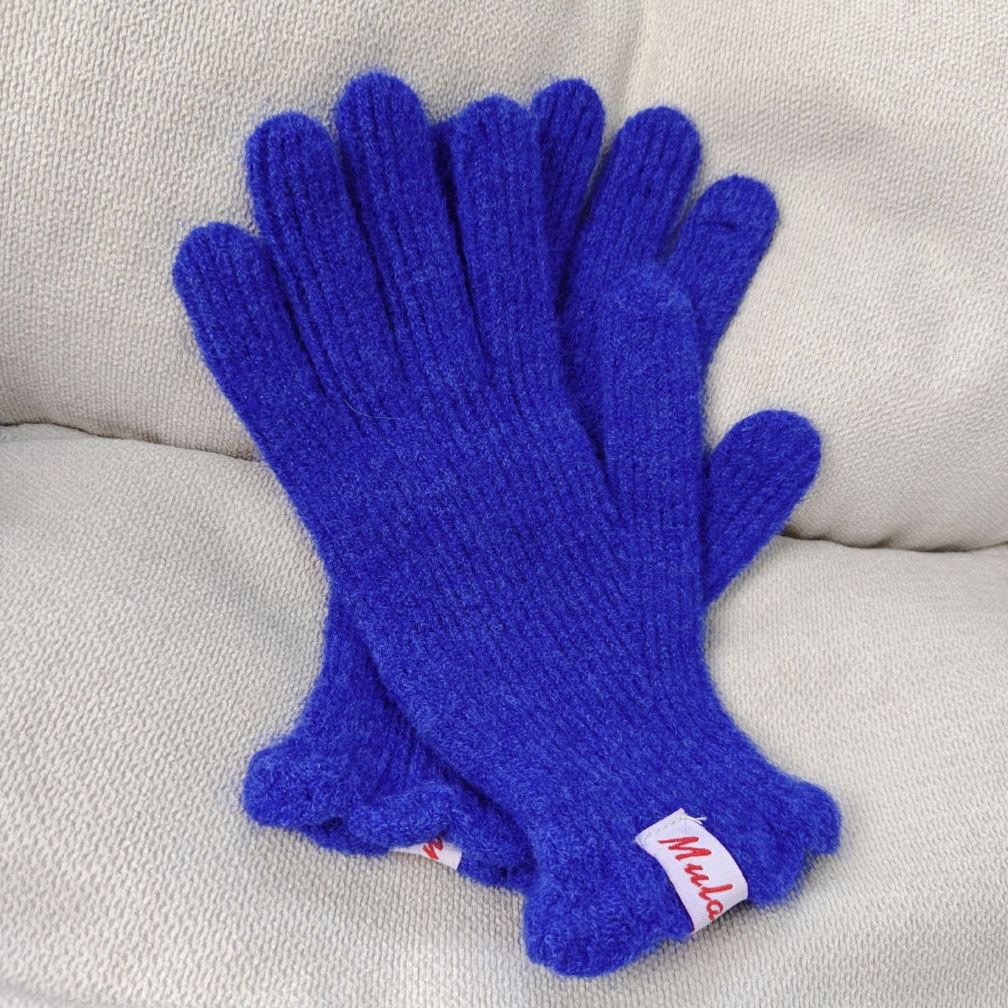 Wool Fingerless Touchscreen Gloves Warm Mittens for Women