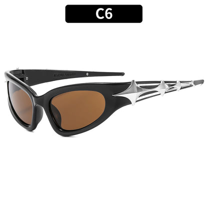 Stylish Outdoor UV400 Protection Sunglasses with Trendy Frames