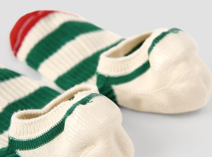 Renaissance Vintage No Show Grip Cotton Socks