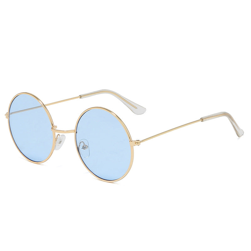 Vintage Round Frame Sunglasses for Men - UV400 Protection