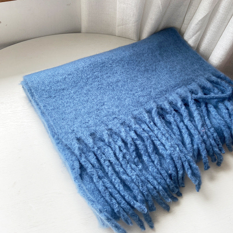28 Colors Cozy Soft Cashmere Feel Scarf for Women