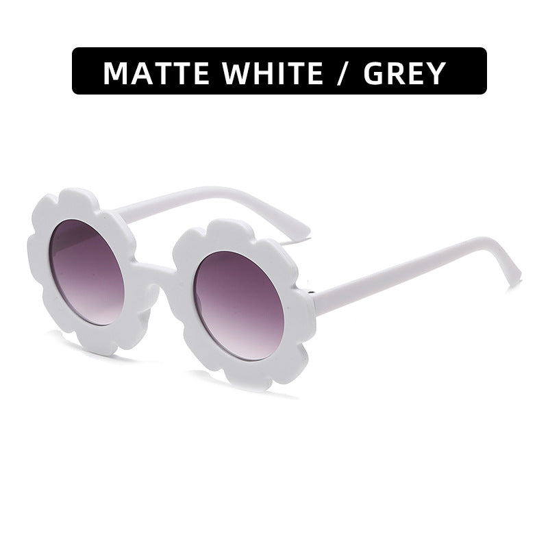 Trendy Kids' Sunglasses Cute Sunflower Design UV400 Protection