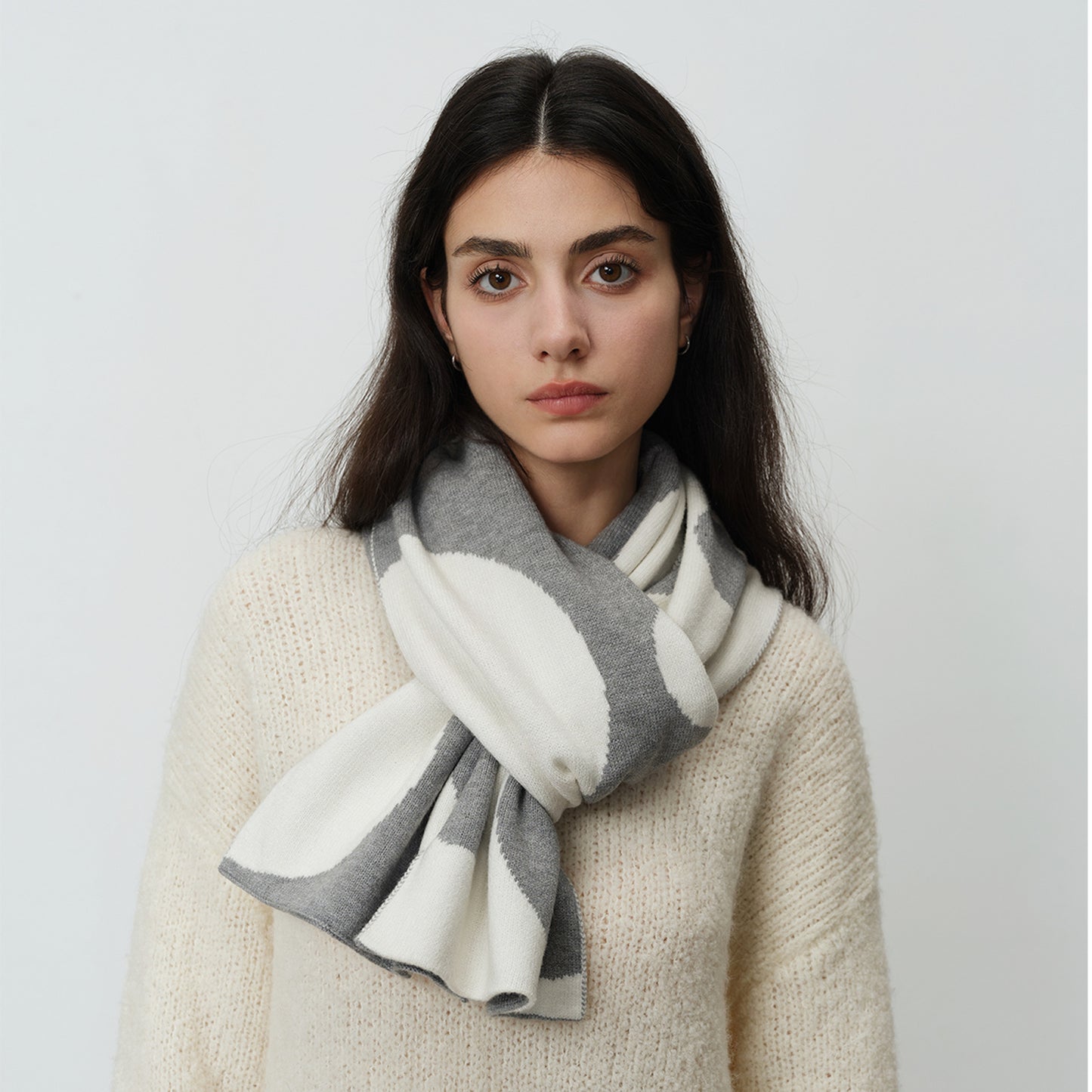 Chic Warm Plaid Scarf with Fringes for All Seasons