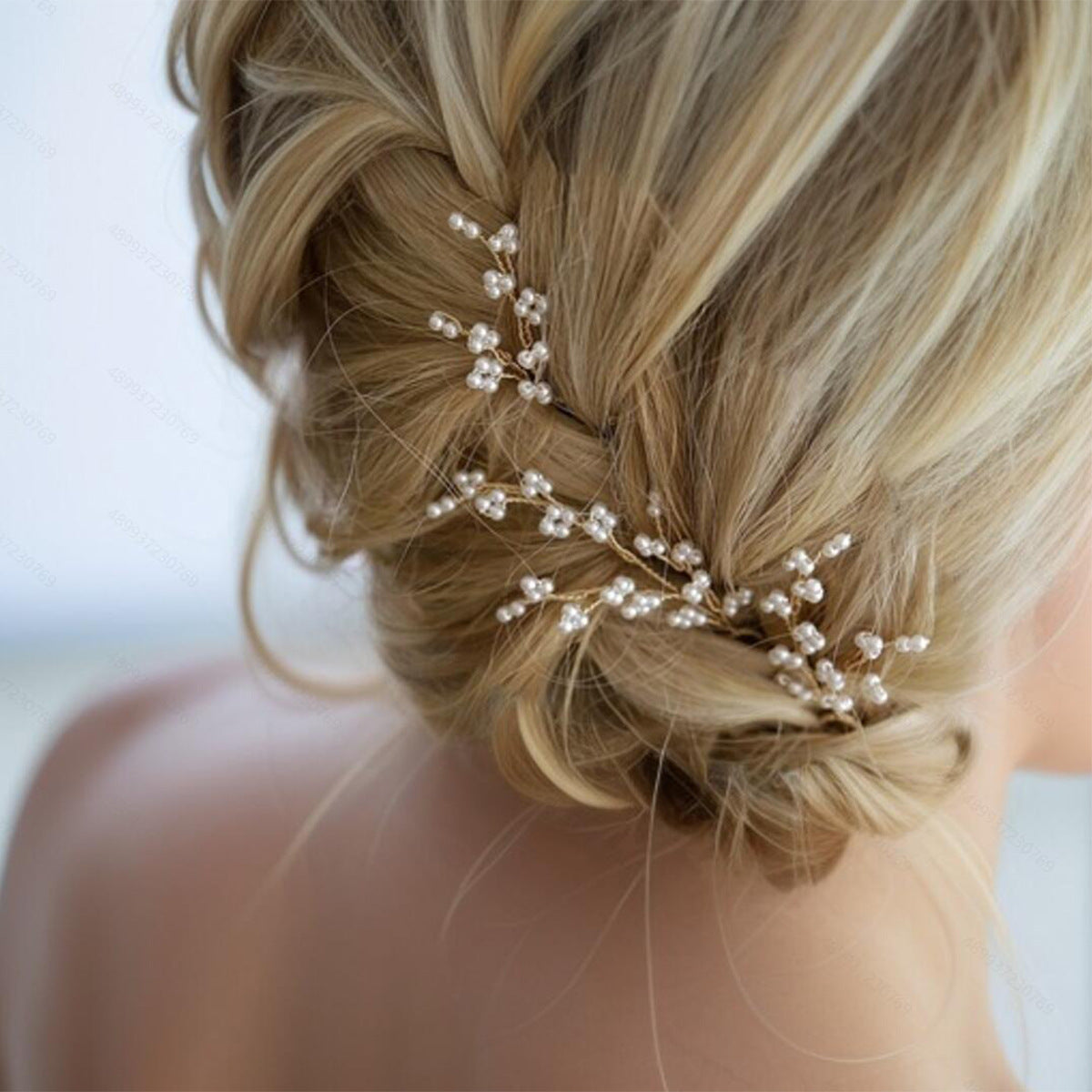U Shaped Pearl Hair Pins Handmade Wedding Party Accessories