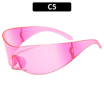 Trendy Futuristic Y2K Fashion Sunglasses for Outdoor Activities