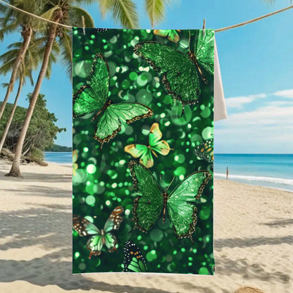 Ultra-Fine Microfiber Beach Towel Quick-Dry Bath Towel
