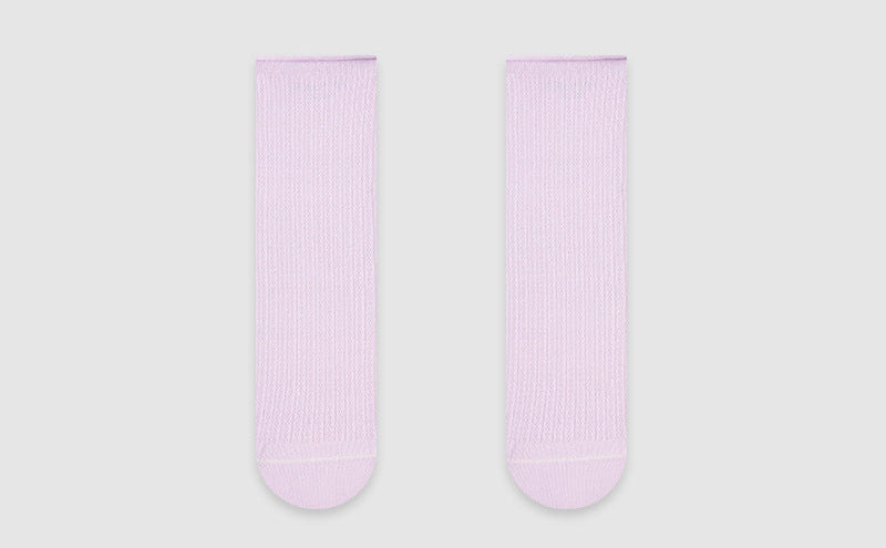 Mid Calf Renaissance Mesh Cotton Socks Breathable Casual