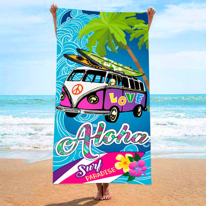Customized Microfiber Beach Towel with Digital Print