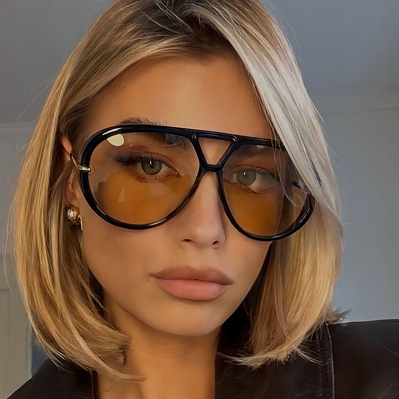 Trendy Oversized Sunglasses UV400 Protection for Women