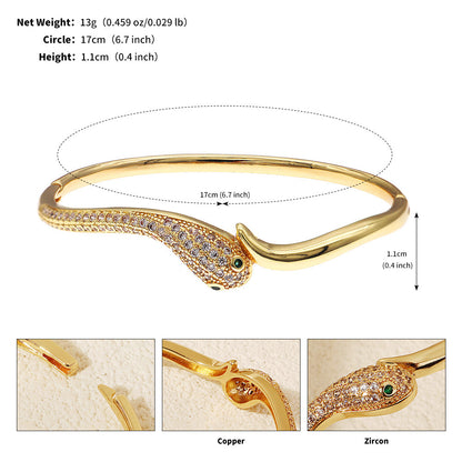 Crystal Studded Open Cuff Bracelet Elegant Jewelry for Weddings and Parties