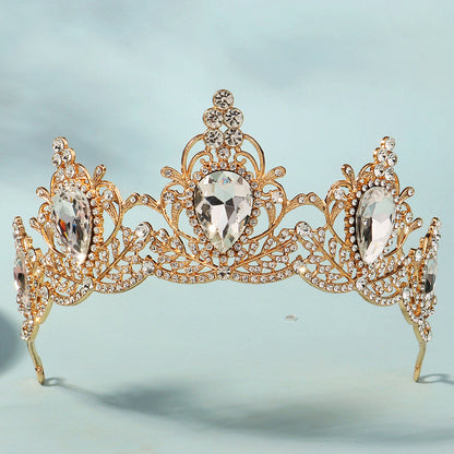 Bridal Veil Hair Accessories Crown Headpiece for Weddings and Photoshoots